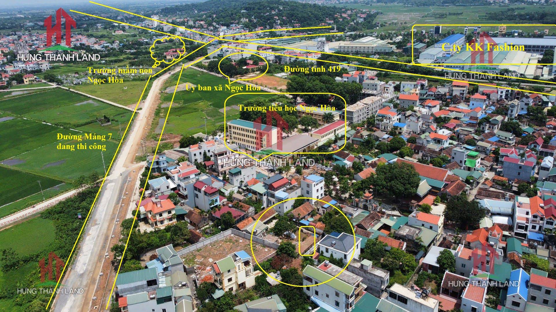 Hình ảnh Mảnh đất ở gần thị trấn Chúc Sơn 75m2 đường ô tô đi