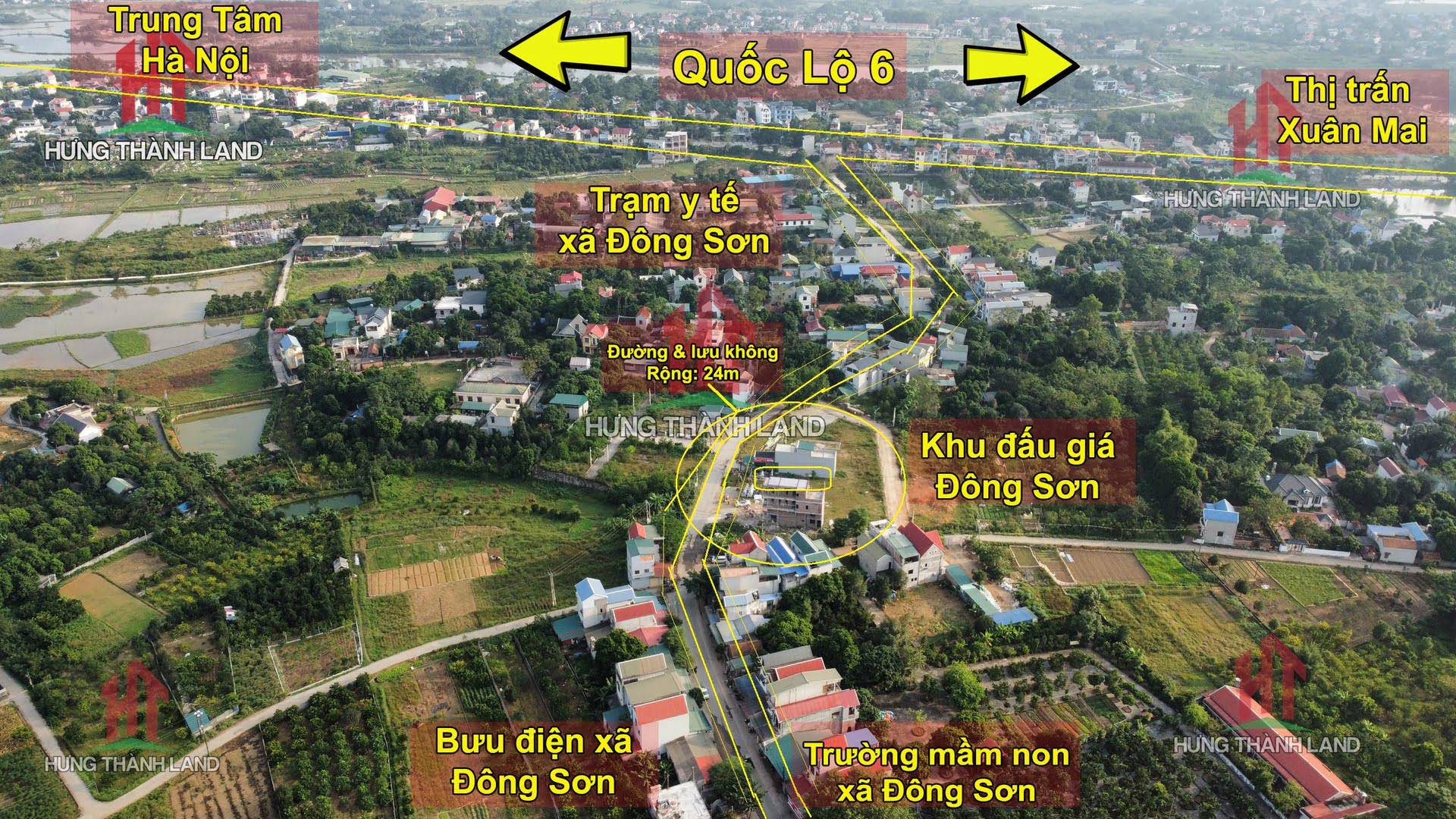 Hình ảnh Chủ nhà nhờ bán đất đấu giá Đông Sơn mặt đường kinh doanh 88.7m2