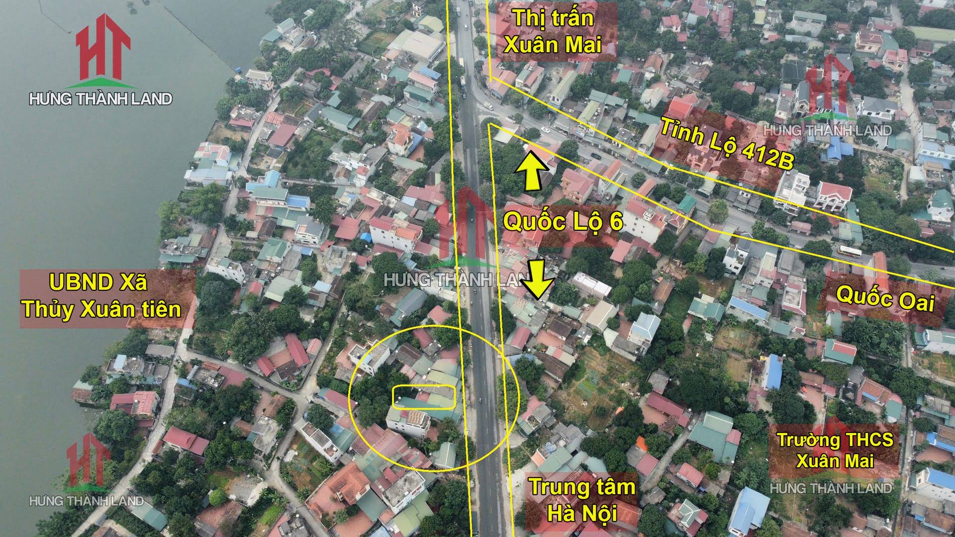 Hình ảnh Cực phẩm mảnh đất mặt đường kinh doanh có sẵn nhà ở Tiên Trượng Xuân Mai 361m2