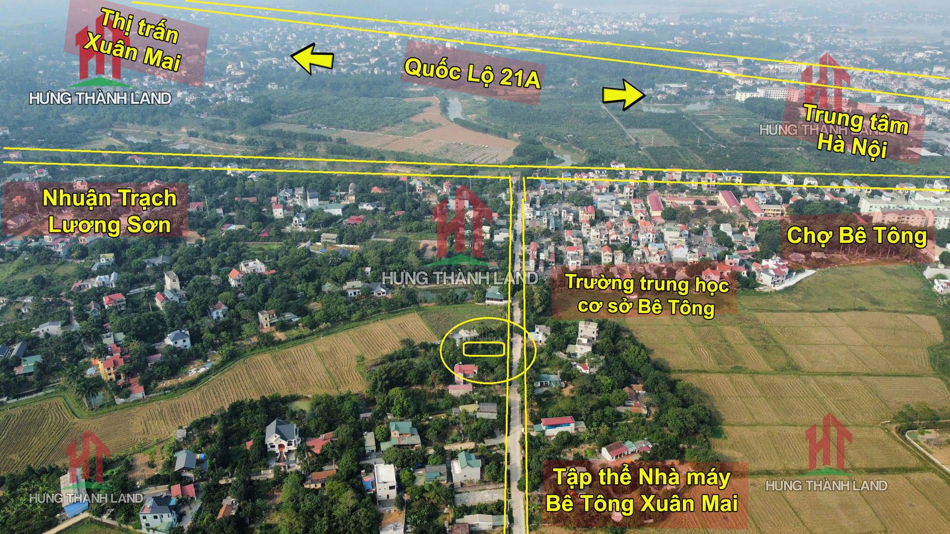 Hình ảnh Thanh lý mảnh đất mặt đường kinh doanh ở thôn Xuân Linh xã Thủy Xuân Tiên 138,5m2