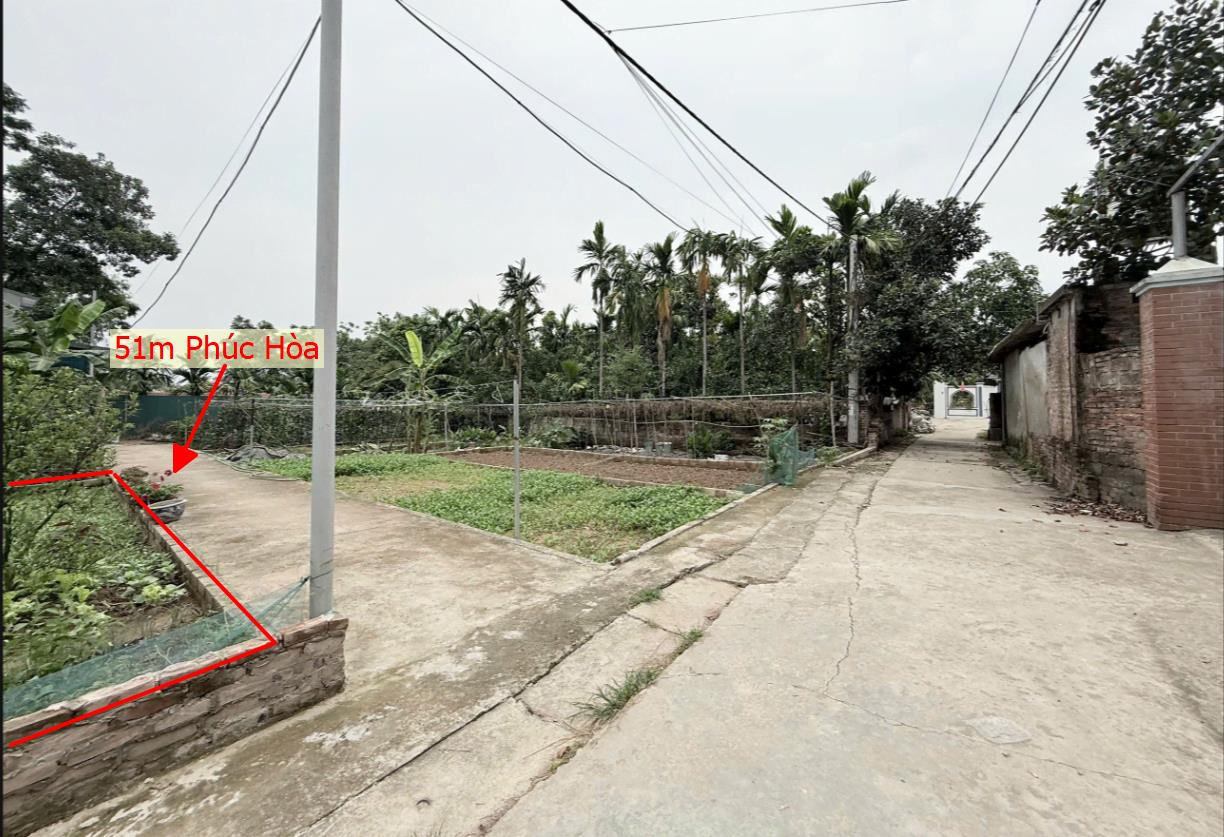 Hình ảnh Bán Lô Đất 51m Tại Phúc Hòa Phúc Thọ Bám Đường Bê Tông Ô Tô Vào Tận Đất Dân Cư Đông Đúc Giá Đầu Tư