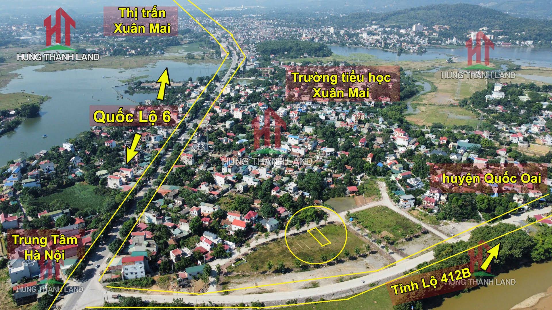 Hình ảnh Lô đất đấu giá Đồng Khoang Bèo Tiên Trượng ở thị trấn Xuân Mai 107m2
