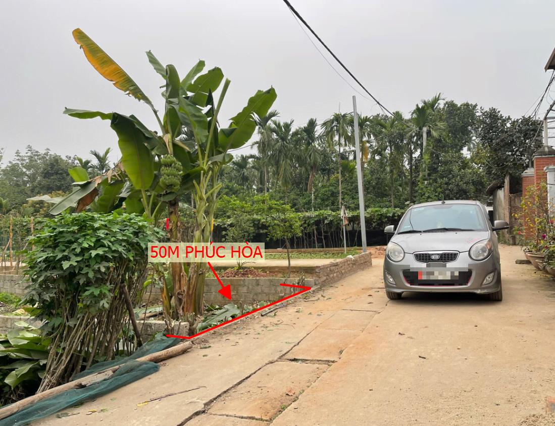 Hình ảnh Bán Lô Đất 50m Tại Phúc Hòa Phúc Thọ Bám Đường Bê Tông Ô Tô Vào Tận Đất Xung Quanh Đầy Đủ Tiện Ích