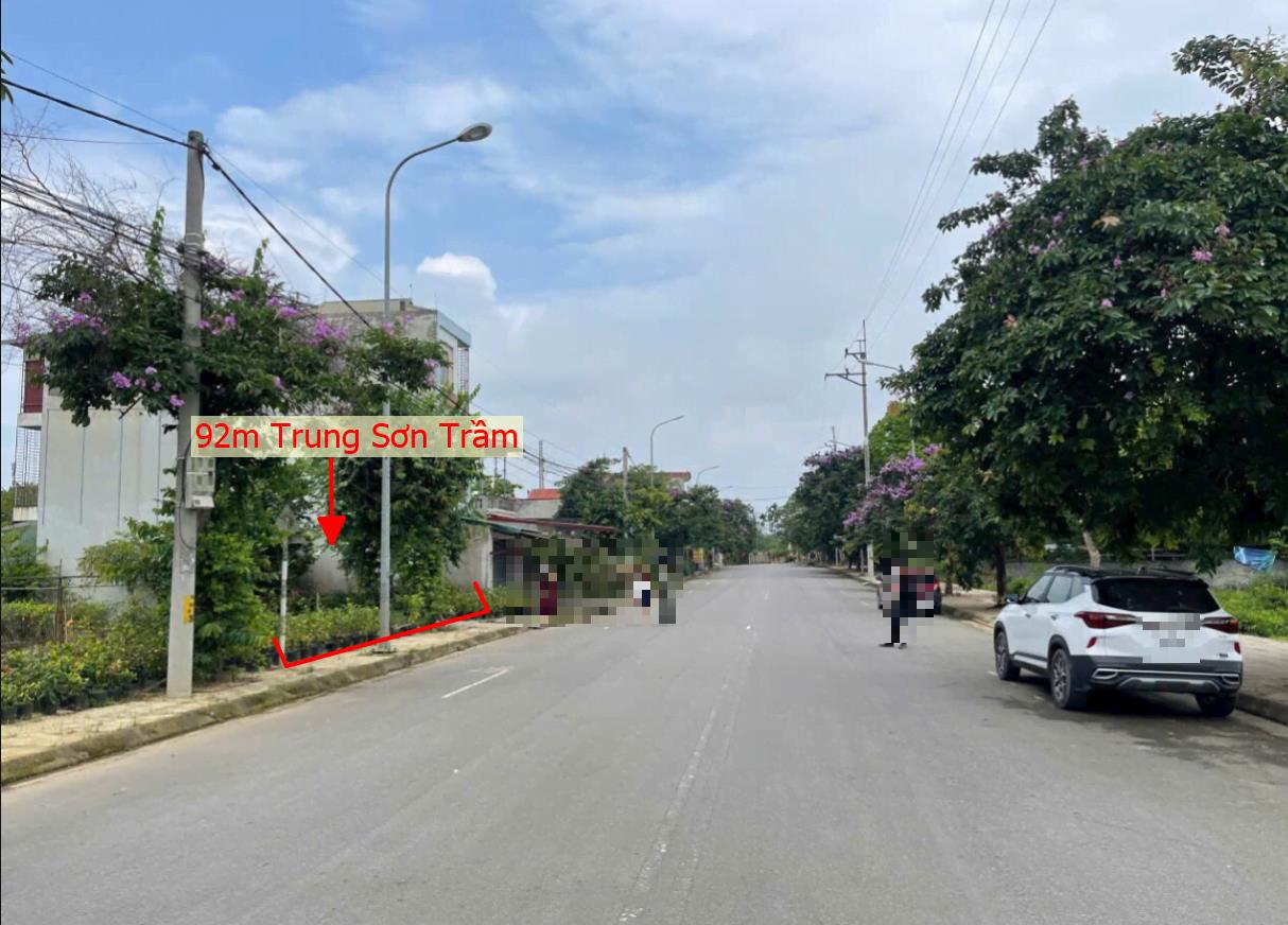 Hình ảnh Bán Lô Đất 92m Tại Trung Sơn Trầm Sơn Tây Bám Đường Bê Tông Ô Tô Chạy Vòng Quanh Dân Cư Giàu Phát Triển Giá Đầu Tư