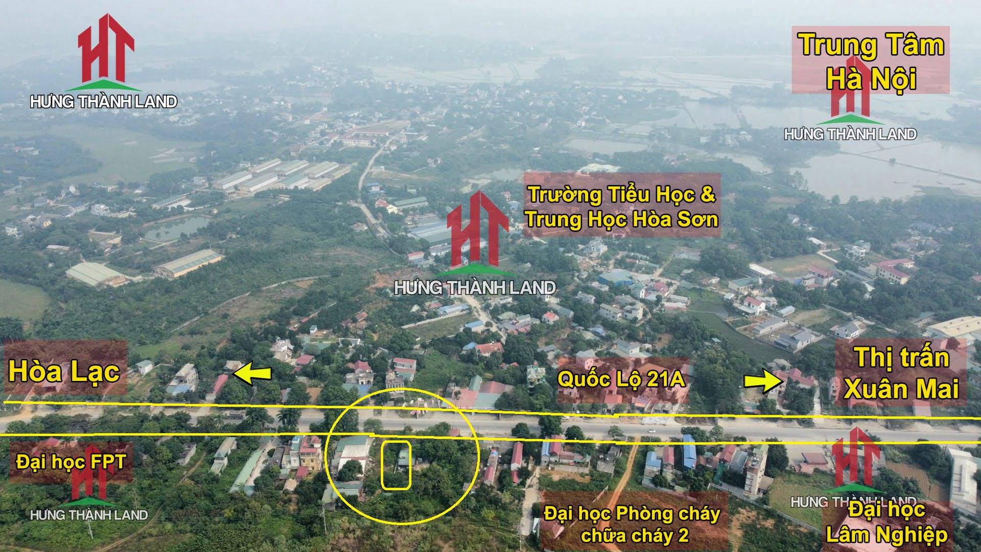 Hình ảnh Bác chủ nhà nhờ bán hộ mảnh đất 140m2 mặt đường quốc lộ 21A cạnh thị trấn Xuân Mai