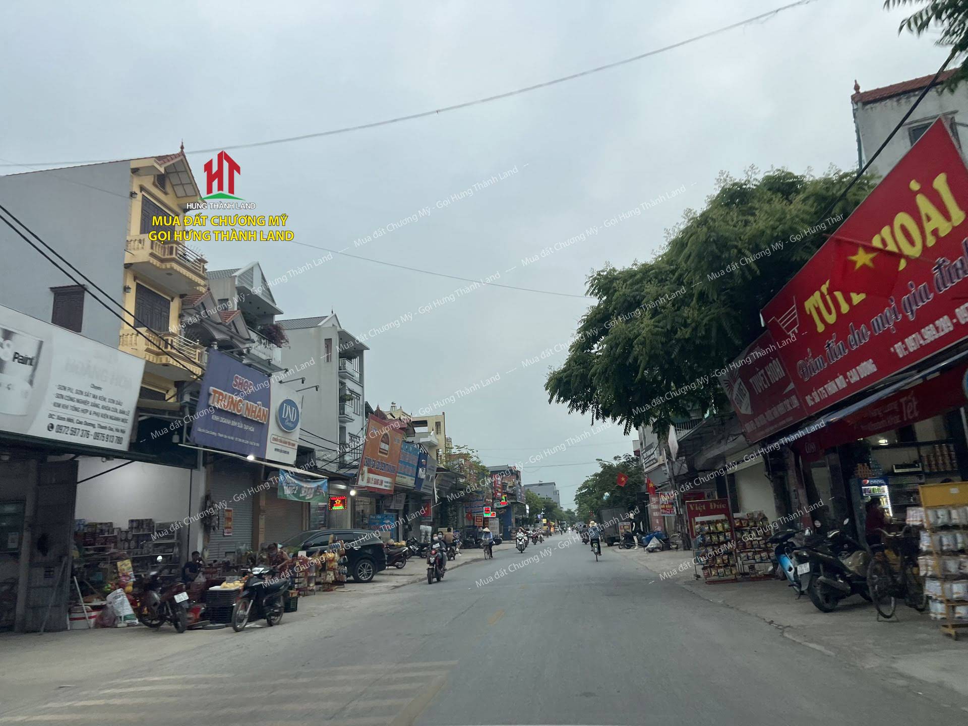 Hình ảnh Bán Đất Mặt Đường Kinh Doanh tốt nằm ở khu vực Trung tâm Chương Mỹ gần Huyện Thanh Oai