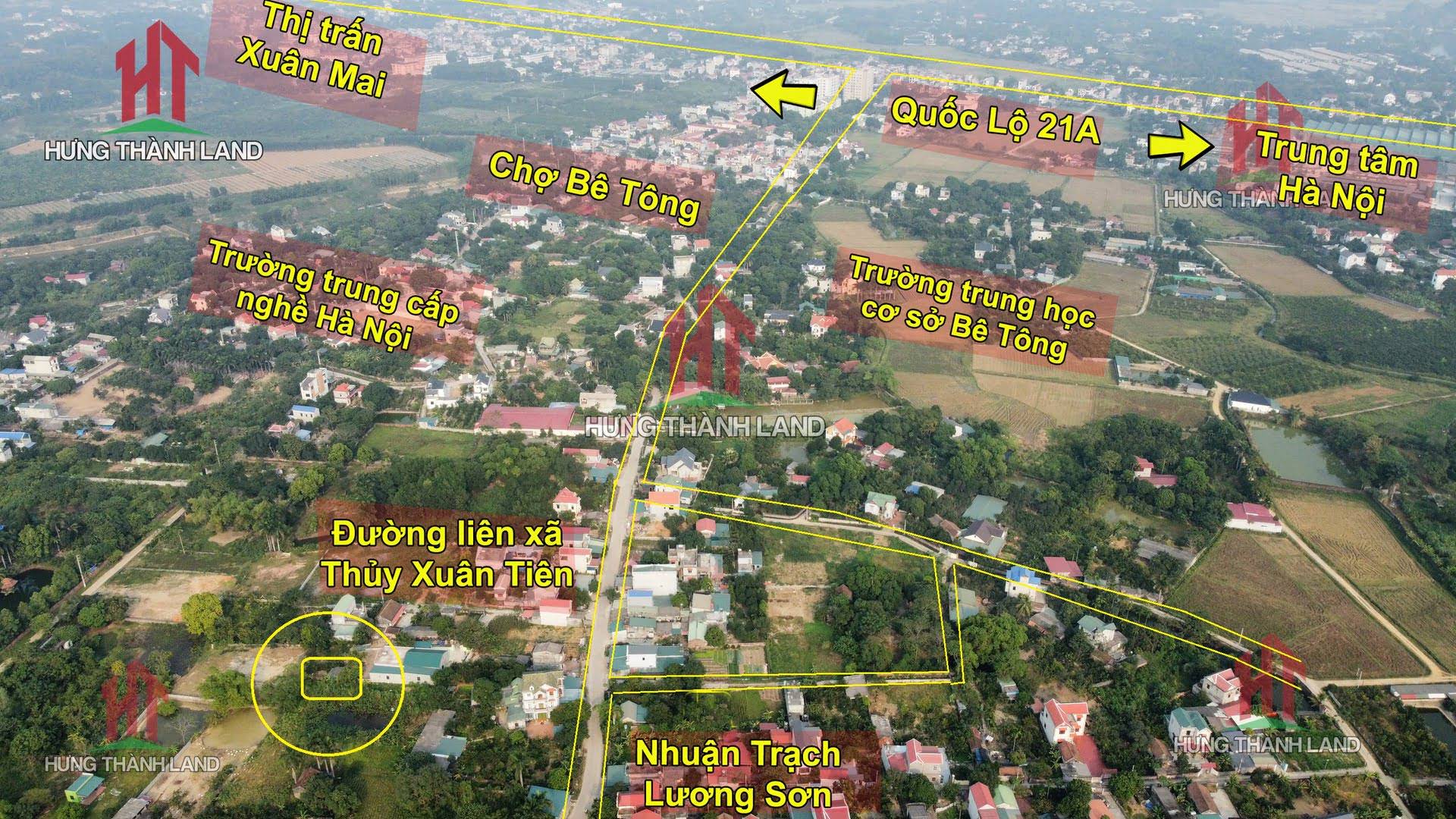 Hình ảnh Kinh doanh thua lỗ chủ cần bán gấp mảnh đất ở thôn Xuân Linh xã Thủy Xuân Tiên 808m2