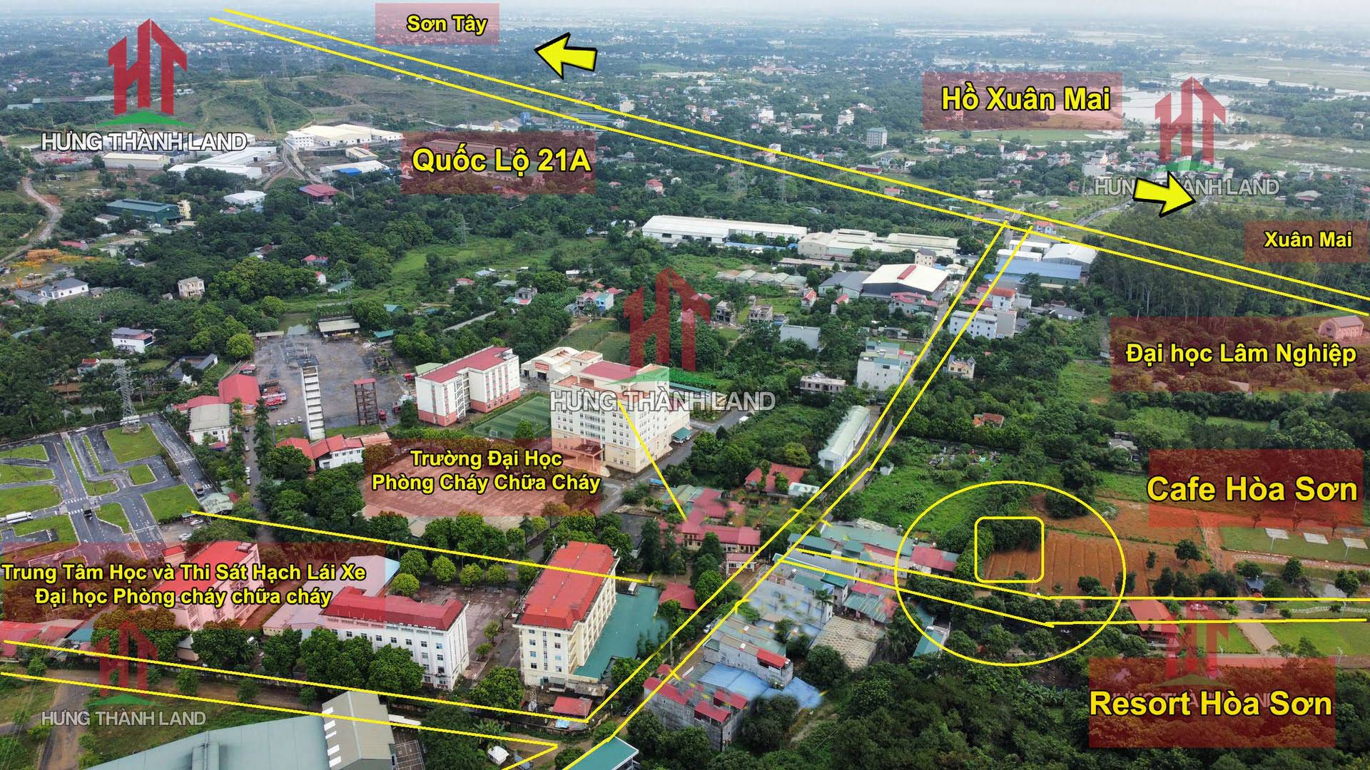 Hình ảnh 200m2 đất dân F0 ở ngay cổng trường Đại Học Phòng Cháy Chữa Cháy cơ sở Lương Sơn - Hòa Bình
