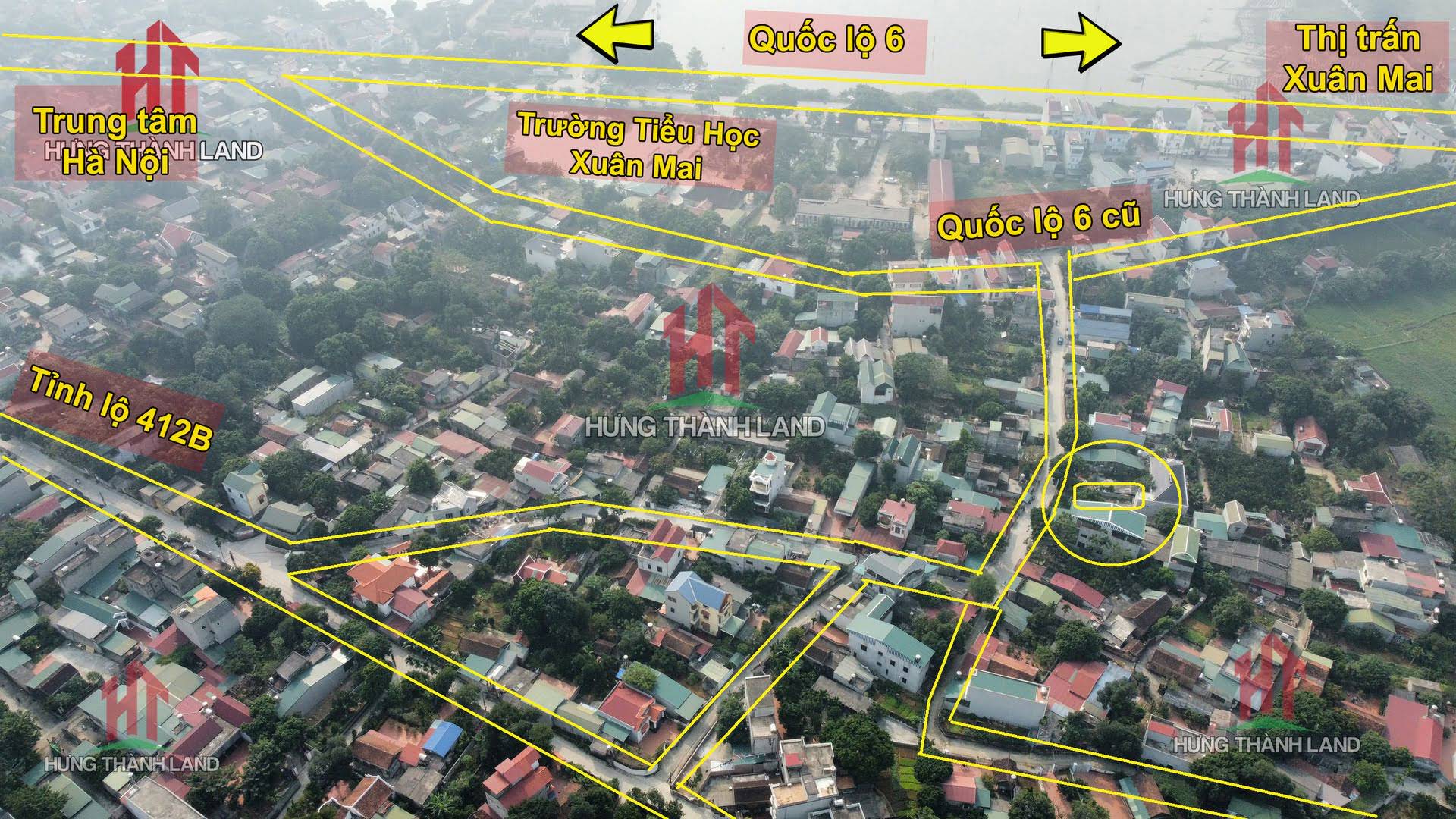 Hình ảnh Cần tiền gia chủ nhờ bán hộ mảnh đất 96.3m2 ở thị trấn Xuân Mai