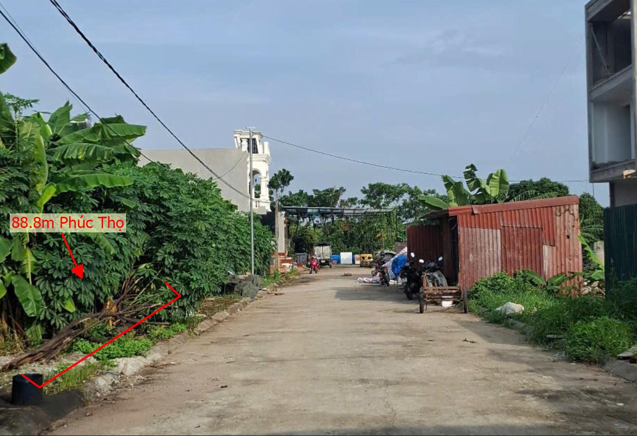 Hình ảnh Bán Lô Đất 88.8m Tại Phúc Thọ Bám Đường Bê Tông Ô Tô Vào Tận Đất Dân Cư Đông Đúc Thân Thiện Giá Đầu Tư