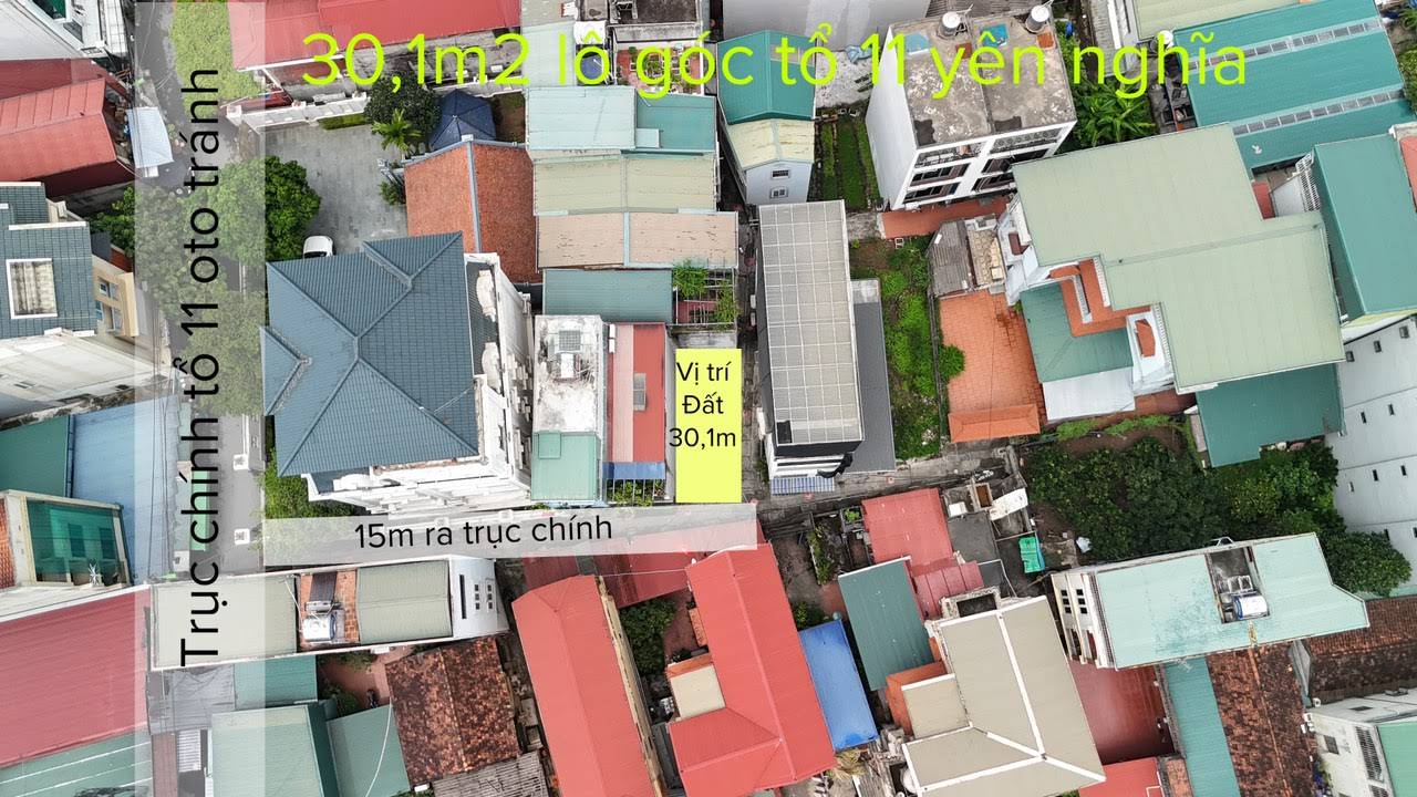 Hình ảnh Bán Lô Góc 2 Mặt Tiền Sát Trục Chính Kinh Doanh Tại Yên Nghĩa Hà Đông