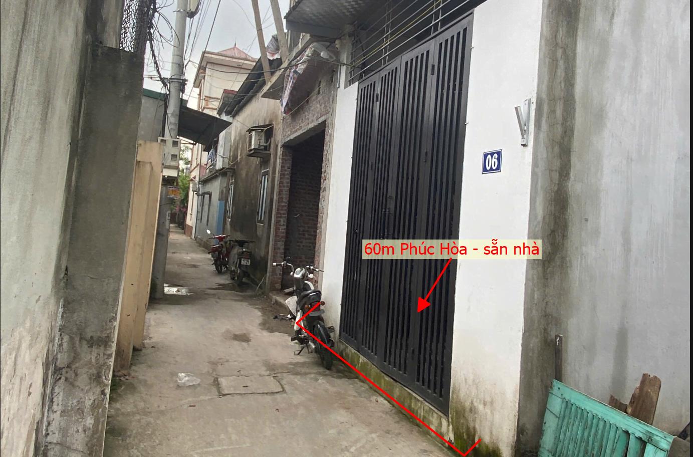 Hình ảnh Bán Lô Đất 60m Tại Phúc Hòa Đã Sẵn Nhà Bám Đường Bê Tông Dân Cư Đông Đúc Thân Thiện Vài Mét ra Trục Chính Giá Đầu Tư